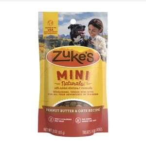 Peanut Butter & Oats Dog Treats - Yellow and Red